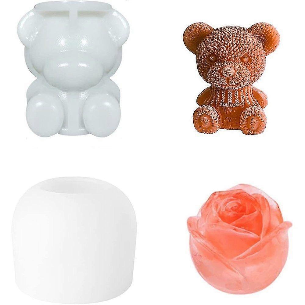 Pack Of 2 Ice Cube Molds For Chilled Coffee Drinks, Whiskey And Cocktails