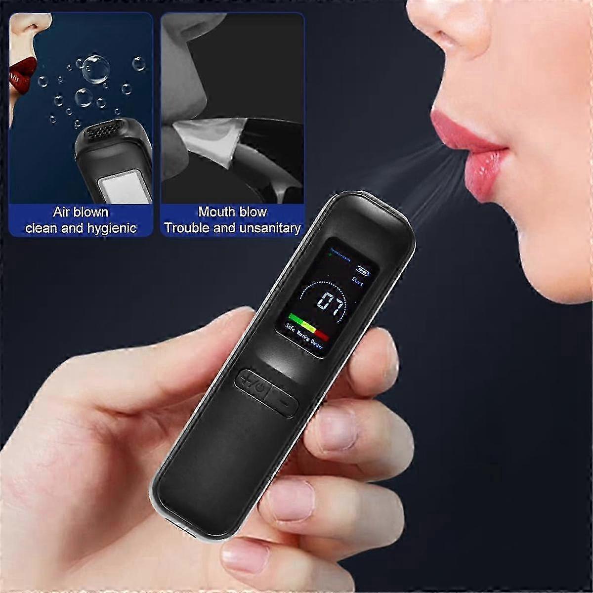 Portable Breathalyzer Tester Non- Breathalyzer With Led Display Screen Personal Breath Alcohol Tester