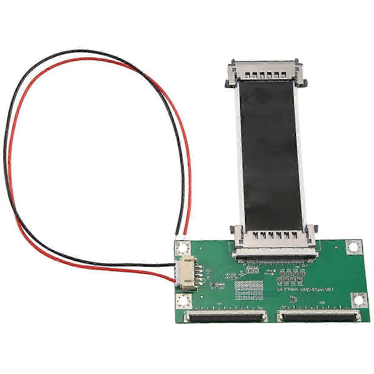 For 2 X 60Pin UHD 51Pin LCD Screen Adapter Board