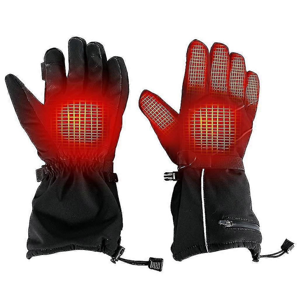 Män Kvinnor USB Elektriska uppvärmda handskar Vinter varm utomhus inomhus Batteridriven Handvärmare Snöskidåkning Uppvärmning Vantar