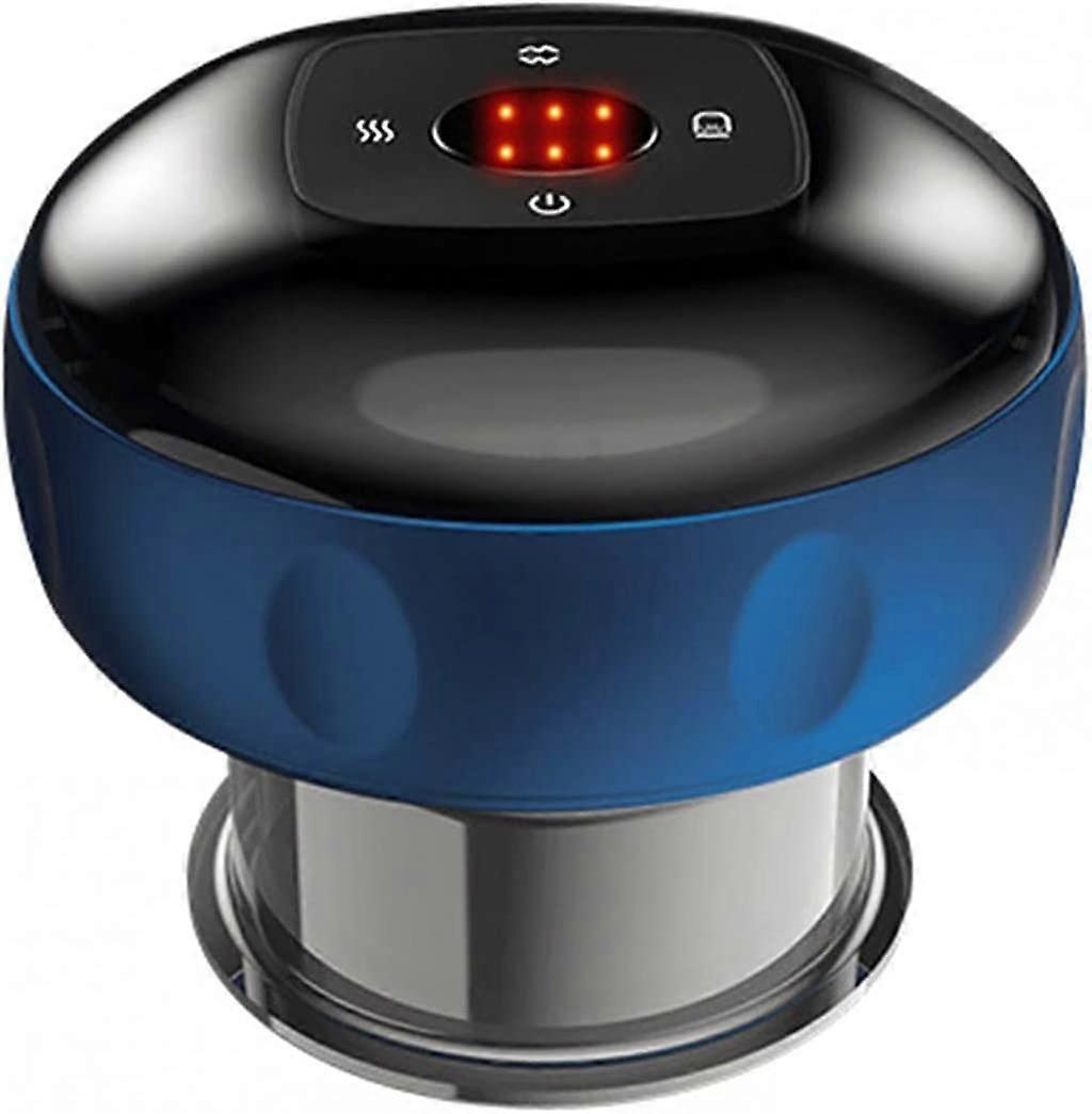 Electric Vacuum Cupping Massager Acupoint Massager Handheld Physical Therapy Device Rechargeable Smart Cupping Device 12 Adjustable Speed Settings Hel