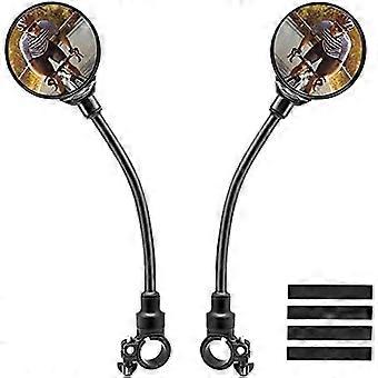 Bike Mirrors 360Wide Angle Adjustable Bicycle Safety Accessories for 22-32 mm Handlebar for MTB Bike, Road Bike and E-Bike2 Pieces