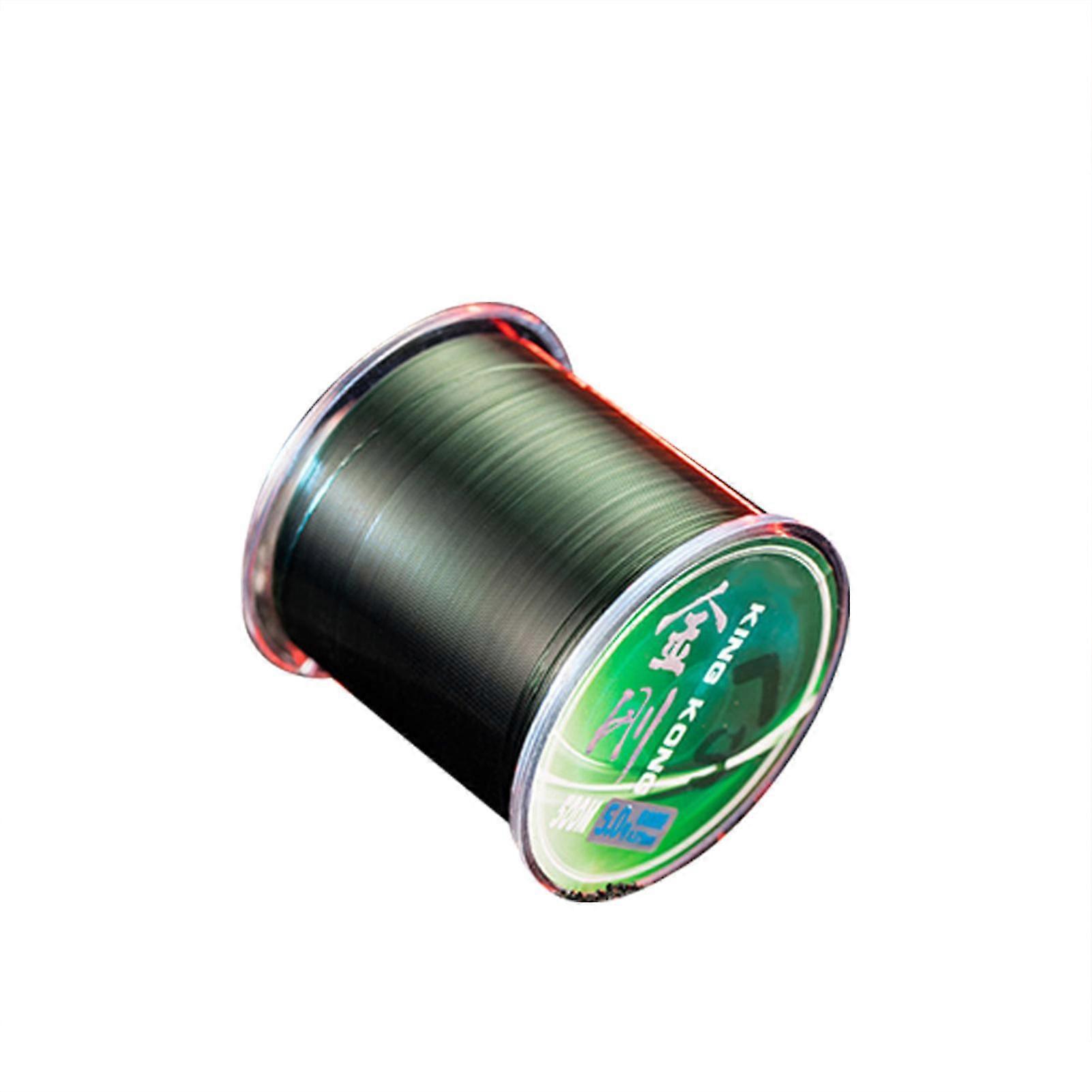 Fio de pesca de nylon resistente à ação de 500m invisível