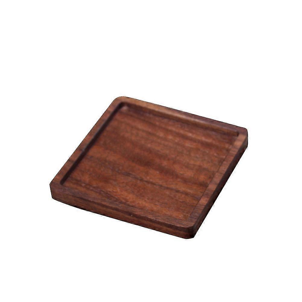 Black Walnut Wooden Square Coaster