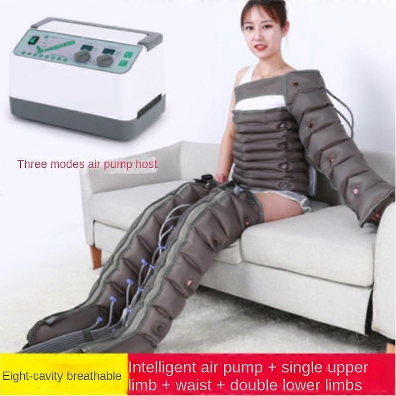 לחץ גל אוויר לחץ פנאומטי זרוע מעסה רגליים שמונה חלל מתנפח בלון מכשיר עיסוי