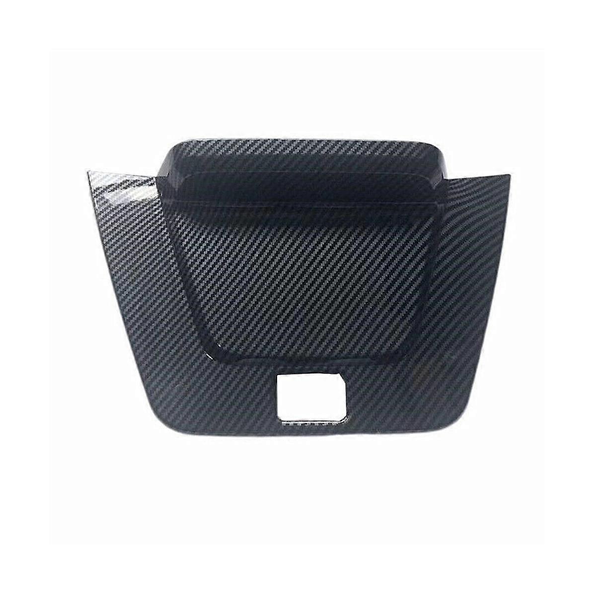 For -V 2023 Car Console Navigation Screen Back Base Cover Accessories ABS Carbon Fiber