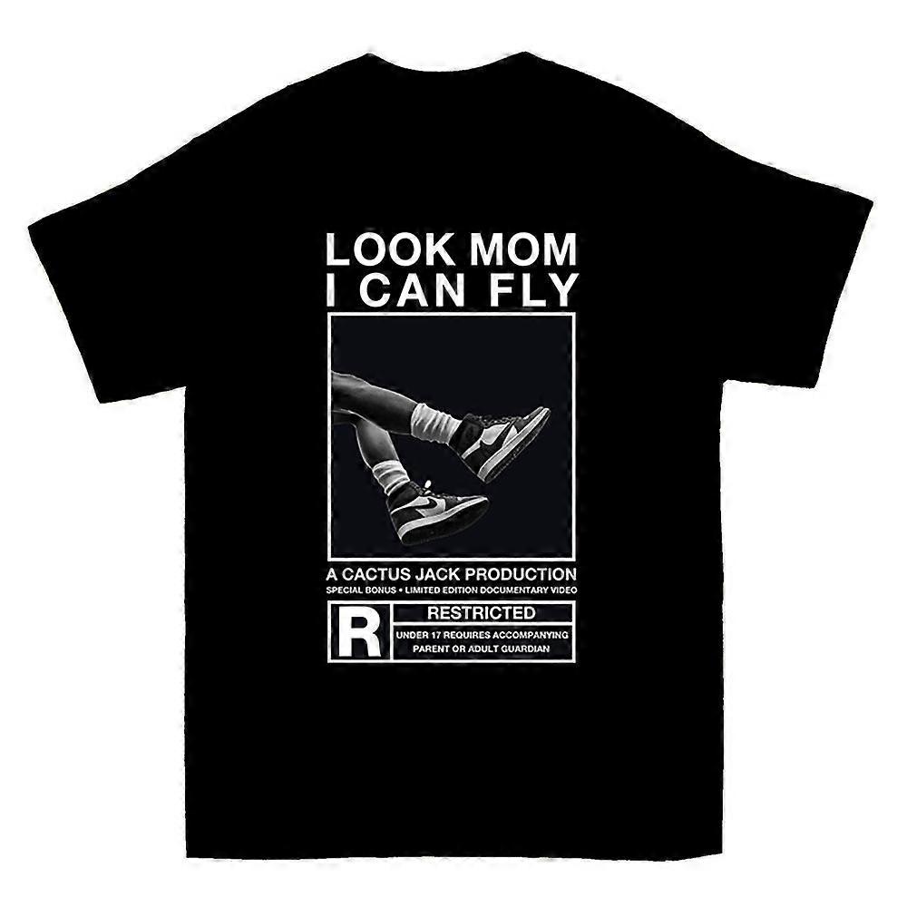 Travis Scott Jordan Look Mom I Can Fly T-shirt Fruugo UK
