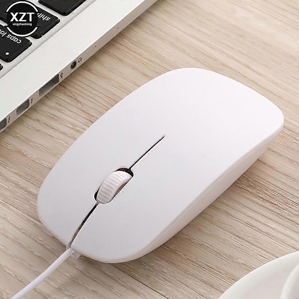 Ultra Thin USB Wired Mouse 1000 DPI Mice Mute Button For Laptop PC Wired Mouse For MacBook Air Pro Computer Peripherals Mice & Trackballs