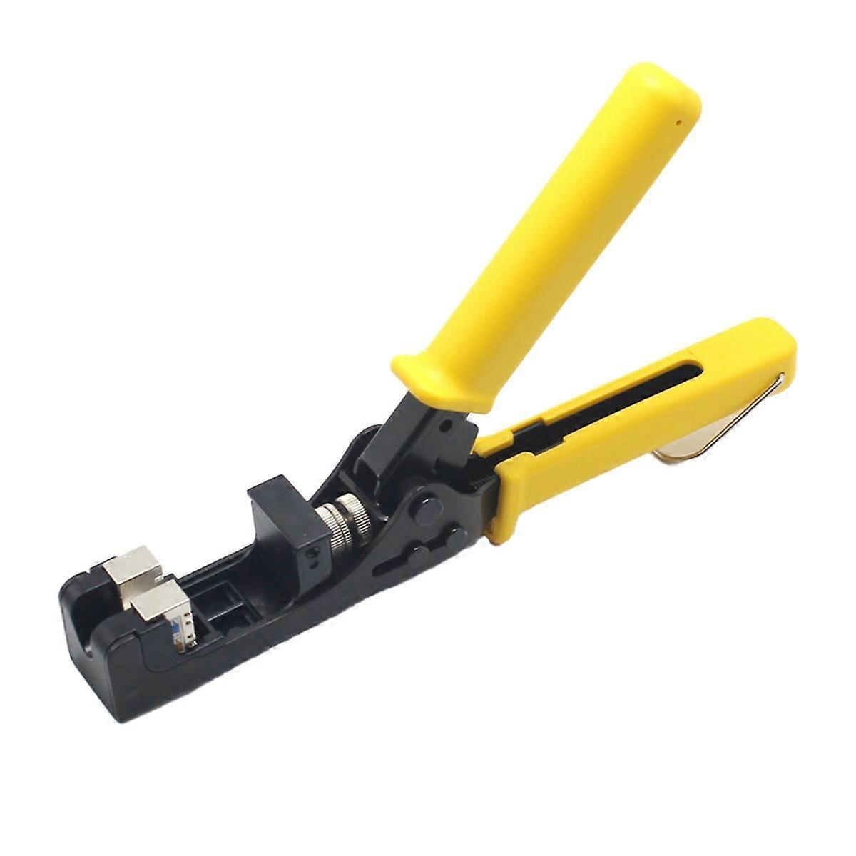 RJ45 Network Nodule Crimping Tang med krok 180 Network Cable Module Crimping Tang Wire Cutter med Cat5E Cat6 Cat7