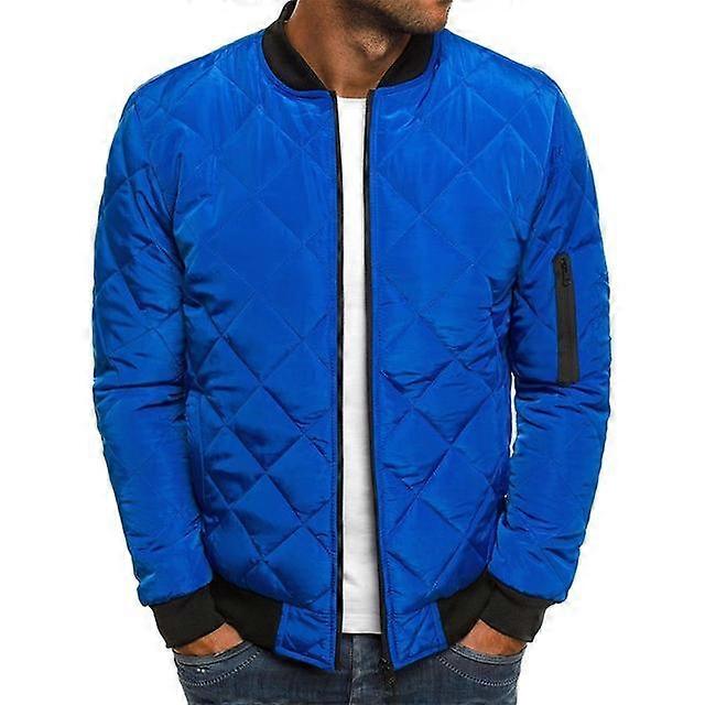 Solid Color Jacket Cotton-padded Jacket Lingge Stitched Thickened Collar Cotton-padded Jacket Winter Warm Cotton-padded Jacket