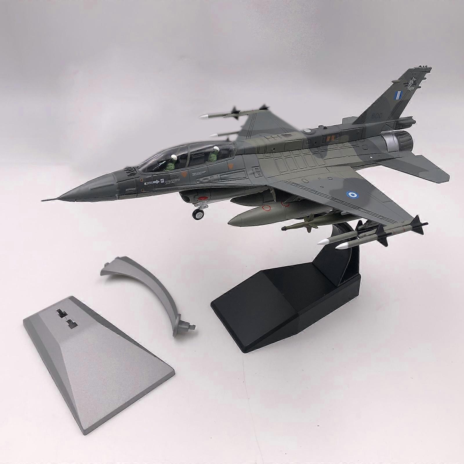 1/72 Scale F16D Fighter Model - Diecast Alloy Plane With Display Stand For Collection