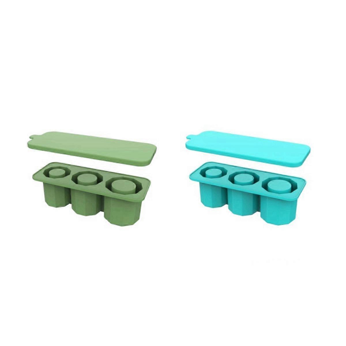 For Ice Tray Large Capacity Ice Tray Ice Making Mold Silicone Ice Tray Suitable for 30oz/40oz,G