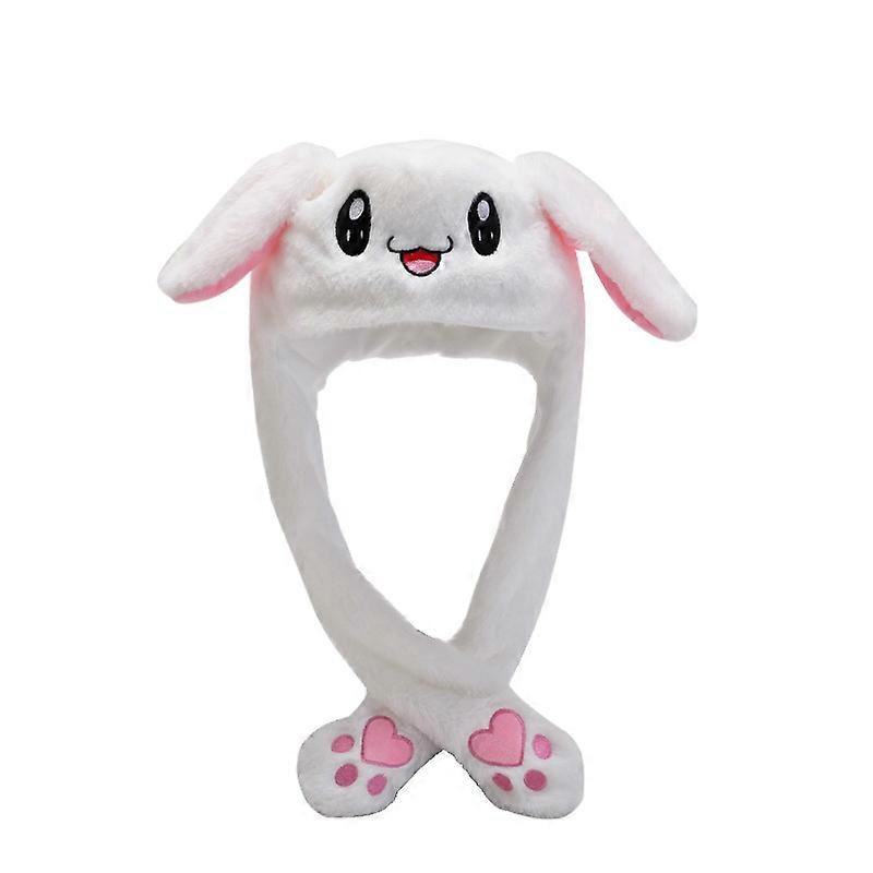 Plush Hat with Movable Long Bunny Ears