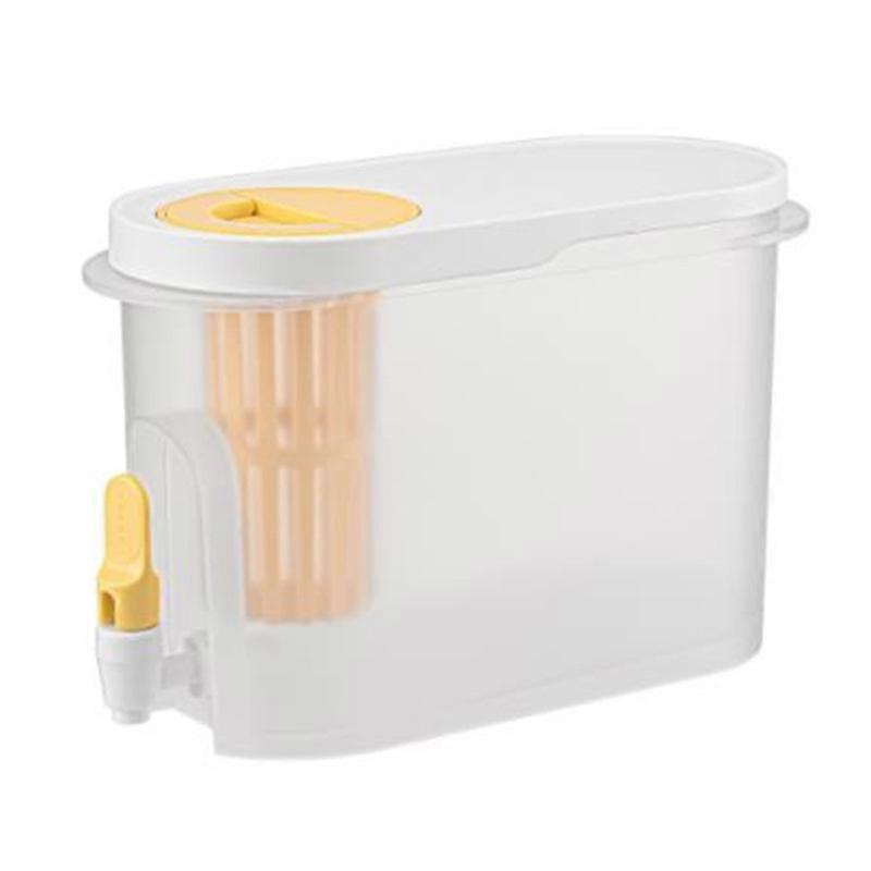 Cold water bottle with tap household refrigerator to juice the teapot lemonade 3.9 L bucket of ice cold water in summer