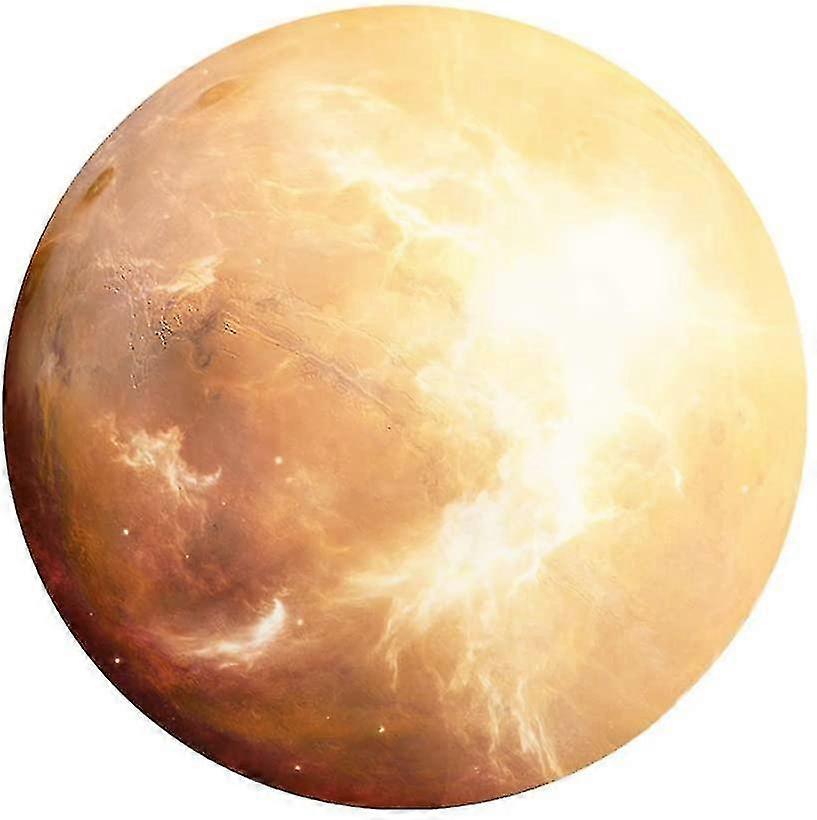 Creative Moon Planet Mouse Pad, Anti Slip Planet Mouse Mat Compatible With Desktops