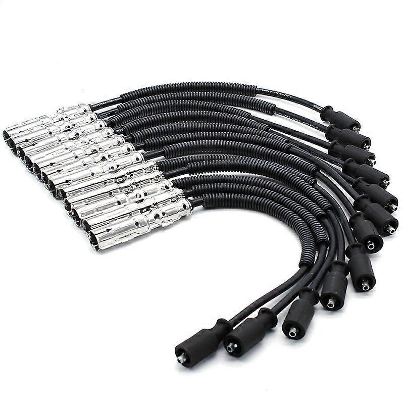 Spark Plug Ignition Wire Set 1121500118 Compatible with Mercedes Benz C Class E Class ML SLK 320 350