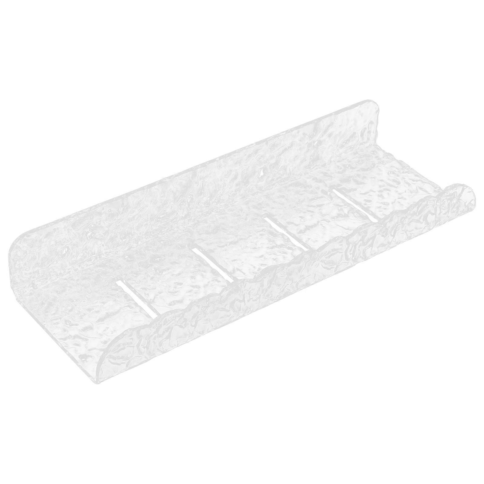 Acrylic Shower Shelf Bathroom Clear Floating Shelf Wall Mounted Storage Shelf