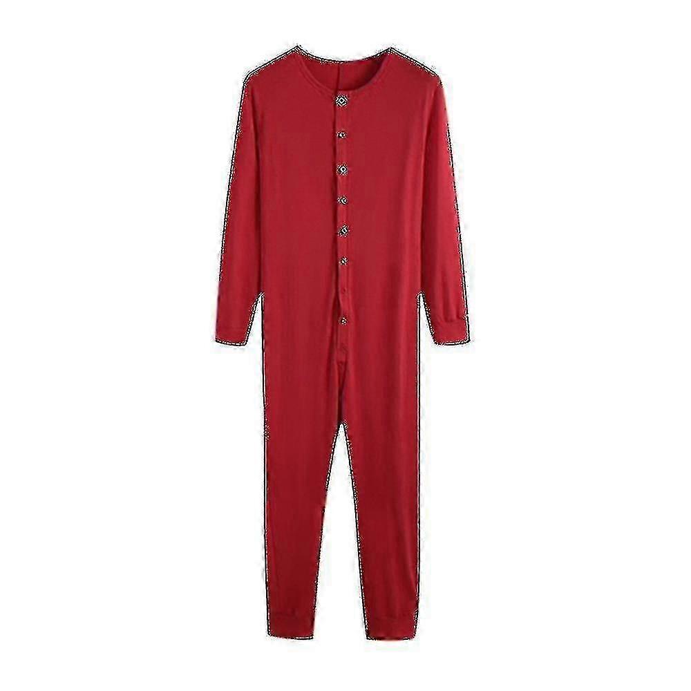 Mænds One Piece Long Night Pyjamas