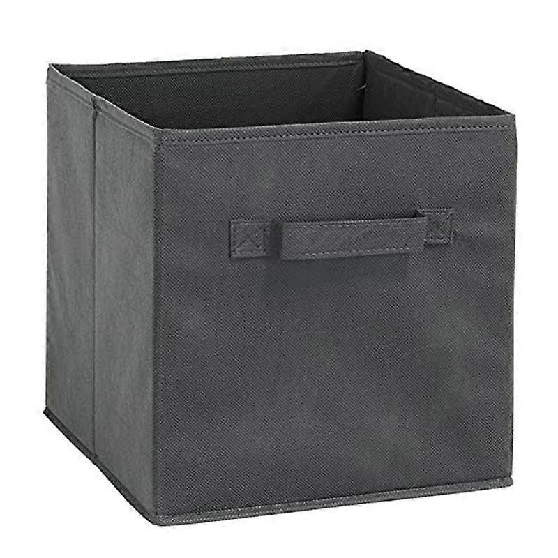 Storage Boxes Fabric Storage Basket with Handle Wardrobe Storage Organiser Box Storage Bins (D-4-D)