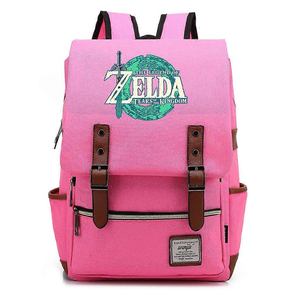 Zelda USB Charging Schoolbag Plecak dla studentów - Podróżne torby na laptopa do notebooków wysokiej jakości