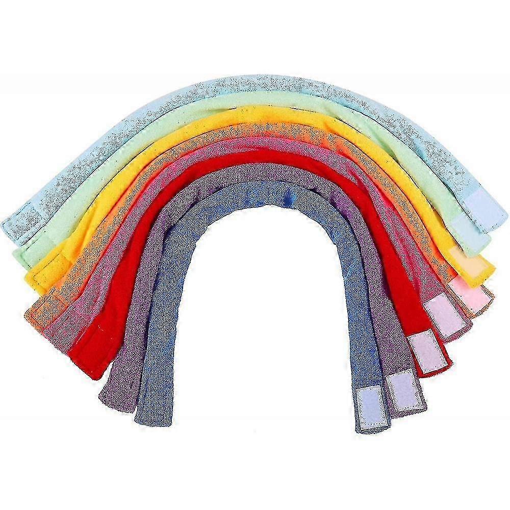 8 Pieces Chew Necklaces For Sensory Kids, Soft And Absorbent Terry Cloth Teething Chew Necklace Absorbent Alternative To Chewing Clothing OQD CMC