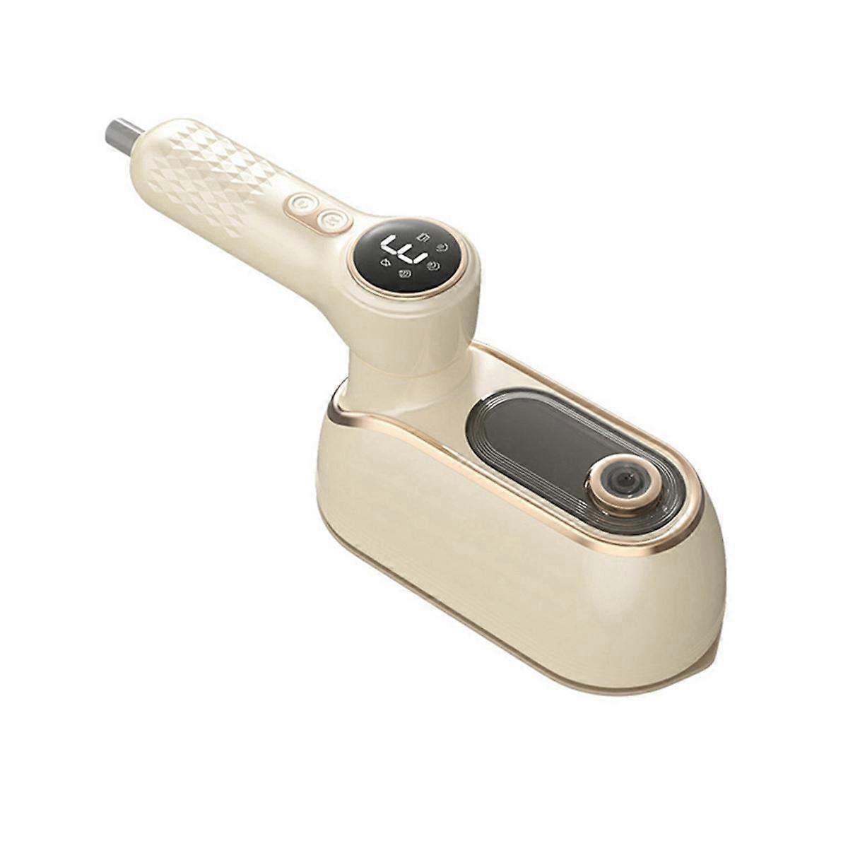 Portable Travel Steamer Iron, 1200W Handheld with LCD Display, Fast Heating, 180 Swivel Handle, White
