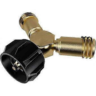 Hooshing Propan-Winkeladapter 3/8 Zoll – Für Blackstone Grillplatten 43,2 Cm & 55,9 Cm (ohne Regler, Aus Messing)