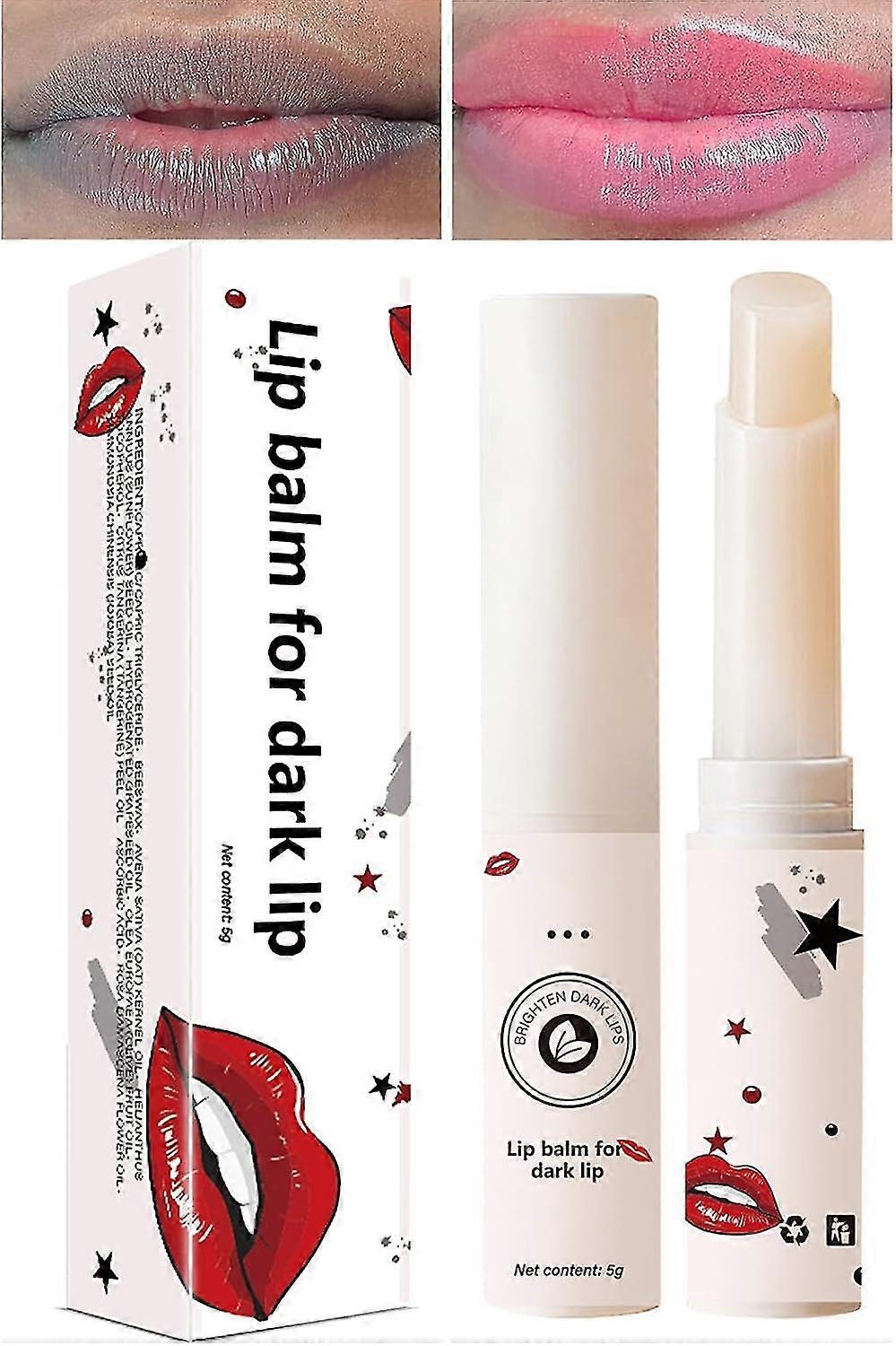 Lip Lightening Για Σκούρα Χείλη, Ενυδάτωση Lip Balm Λεύκανση Λάμψη, Lip Balm Χείλη Ροζ Λεύκανση Κρέμα Balm