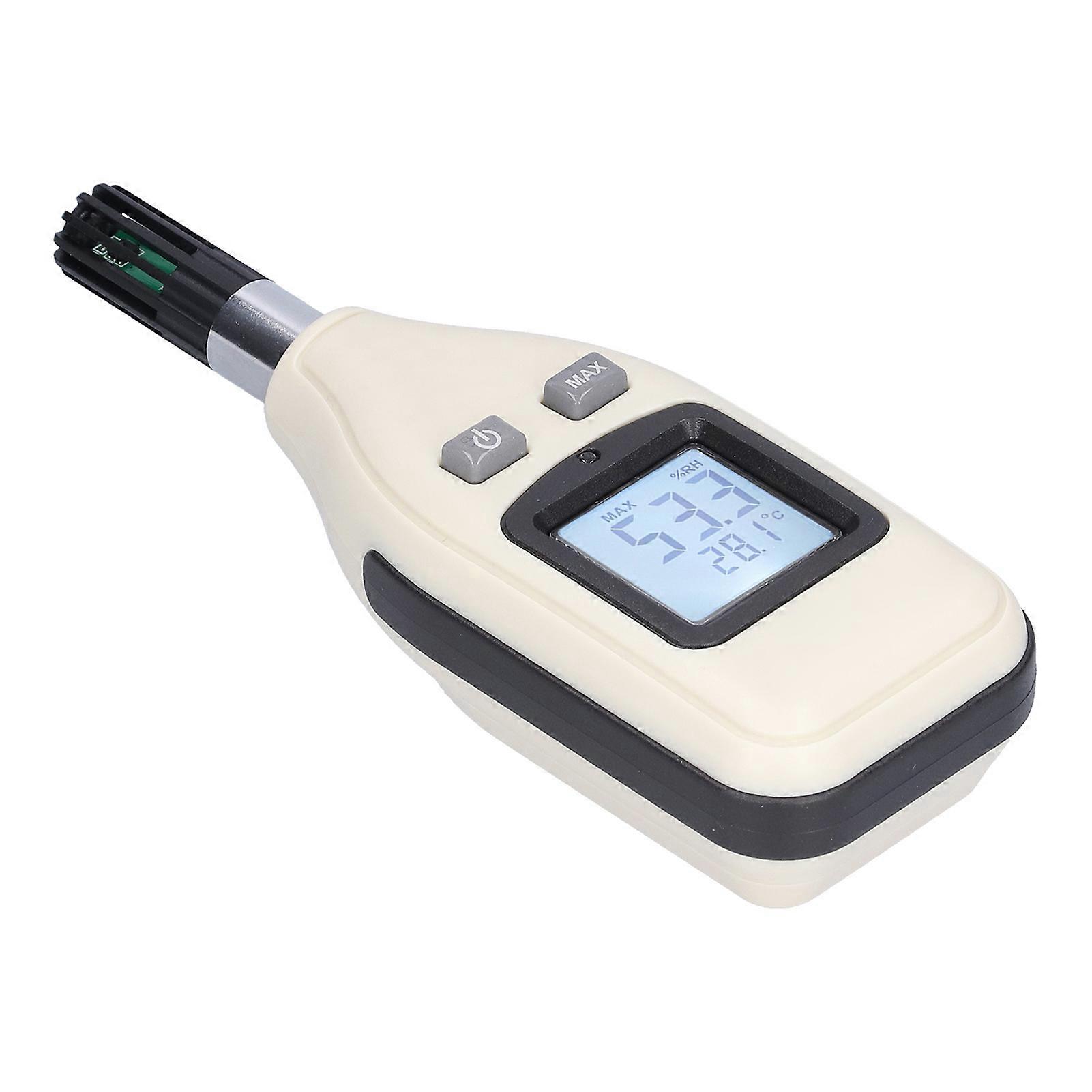 Digital Thermometer Hygrometer High Accuracy Temperature Humidity Meter with Backlit LCD Display