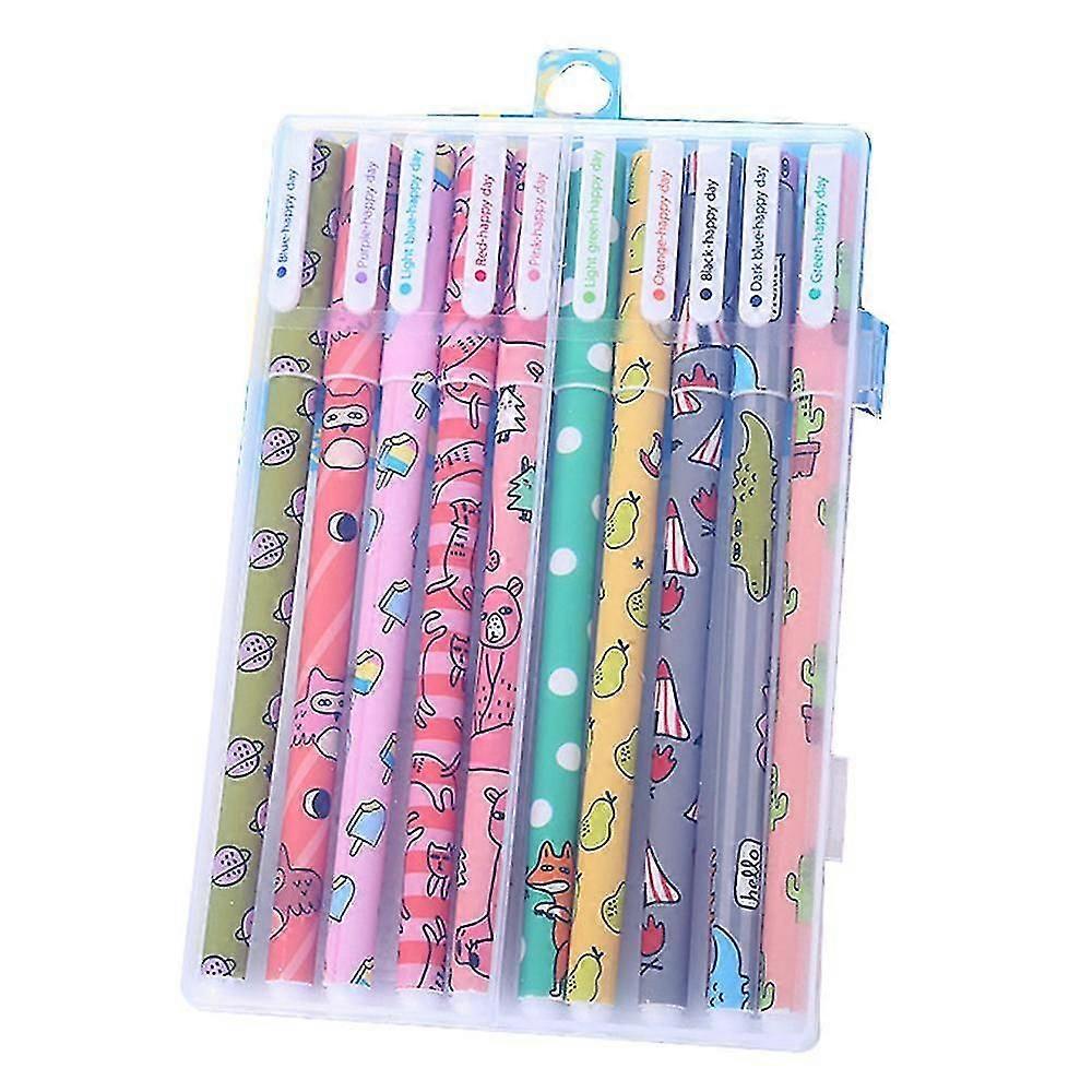 Gel Pens, Writting Pen, Assorted Colors, 10 Count,4800