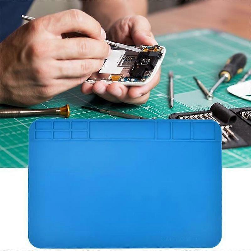 Silicone Insulation Pad Phone Computer Repair Disassembly Work Desk Mat-TIP