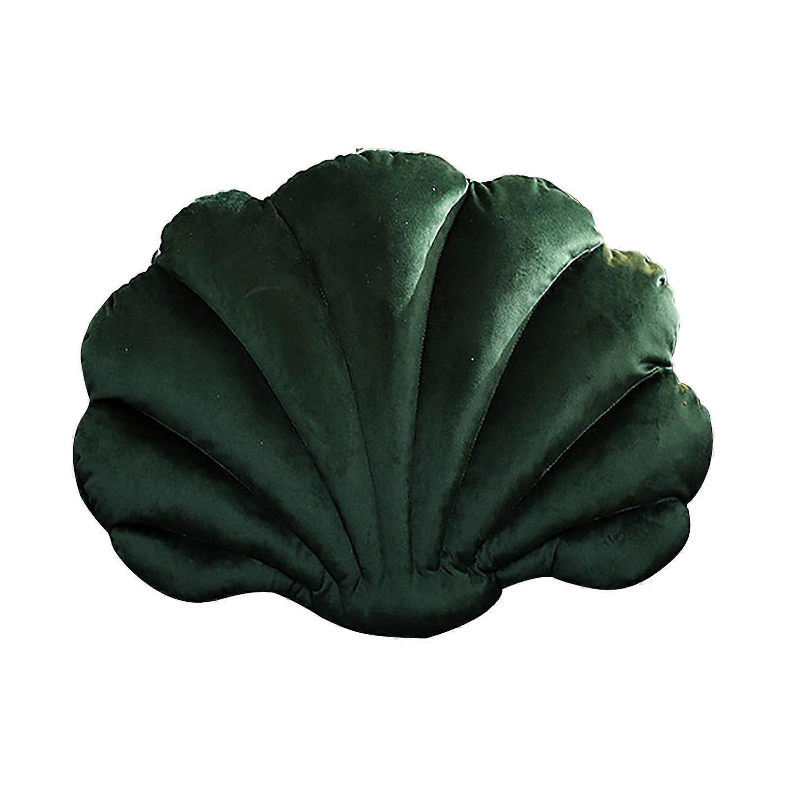 ソファ用の柔らかいオランダのベルベットスカラップシェルクッション枕