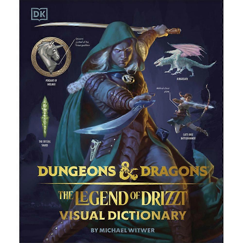 Dungeons and Dragons the Legend of Drizzt Visual Dictionary 200 Pages Hardcover