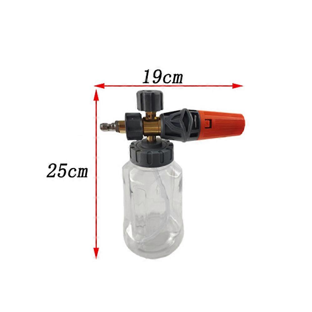 Foam cannon for pressure washer with 1L bottle & quick connector