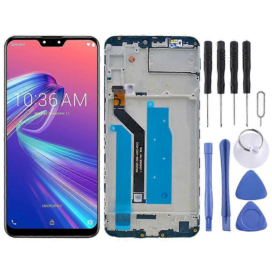 LCD Screen for Asus Zenfone Max Pro M2 ZB631KL X01BDA Digitizer Full Assembly with Frame(Black)