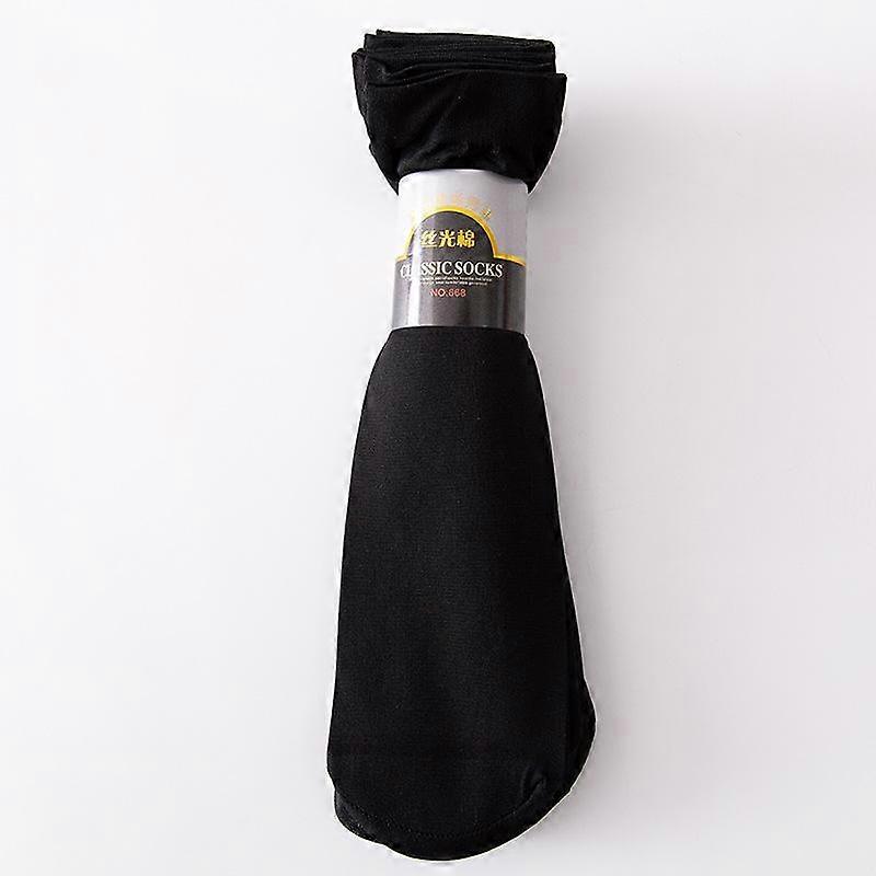 10 Pairs Men's Socks Thin Breathable Deodorant Silky Ice Silk Men's Socks