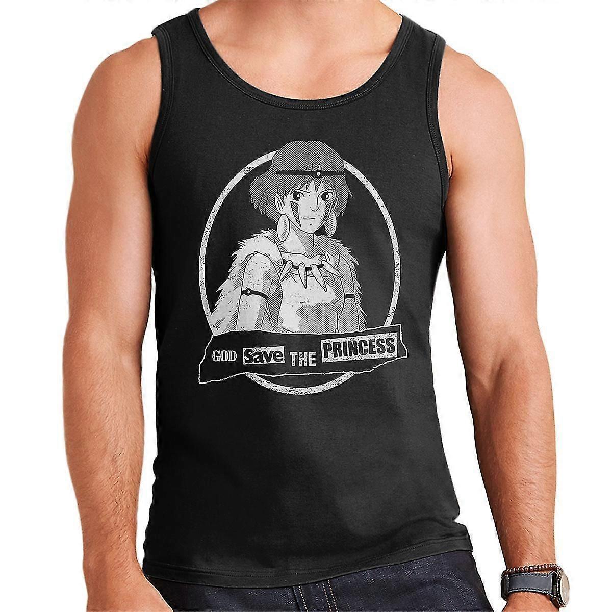 God Save The Princess Monoke Studio Ghibli Chaleco para hombre