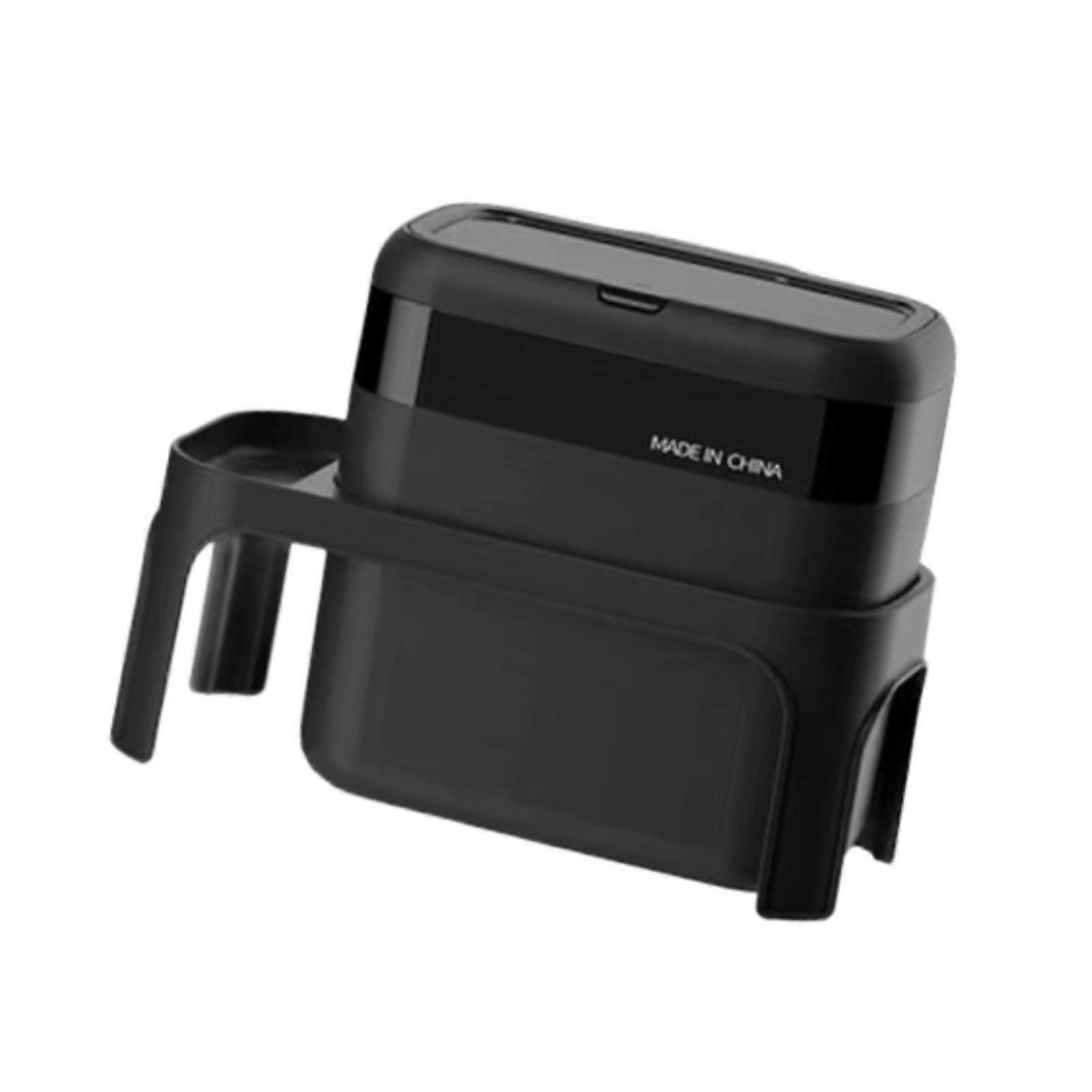 Auto Mülleimer Mülleimer 6,3L Papierkorb Benutzerfreundlich Mülleimer Schwarz