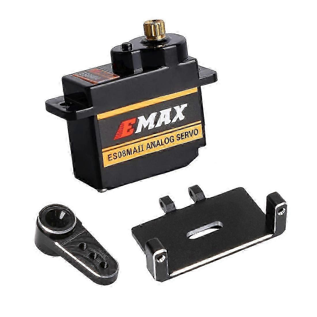 Es08maii Steering Servo With Mount And Arm For Axial Scx24 1/24 Car,2