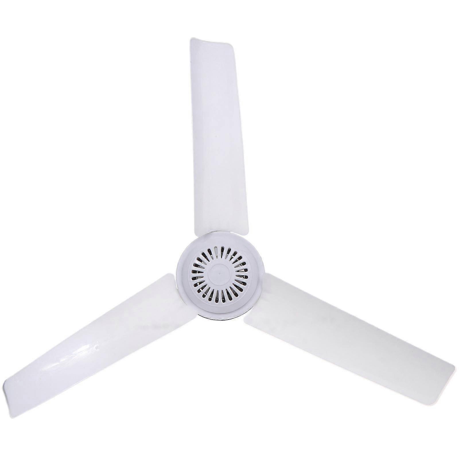 Ventilador de teto 12V / 24V Ventilador de resfriamento de barraca de 19,6 polegadas com plugue de cigarro de carro