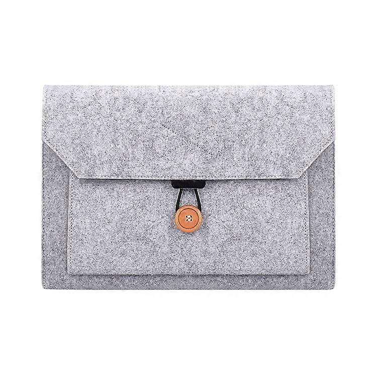 ND06 Multi-purpose Felt Button Laptop Inner Bag for 15.4 inch Laptop