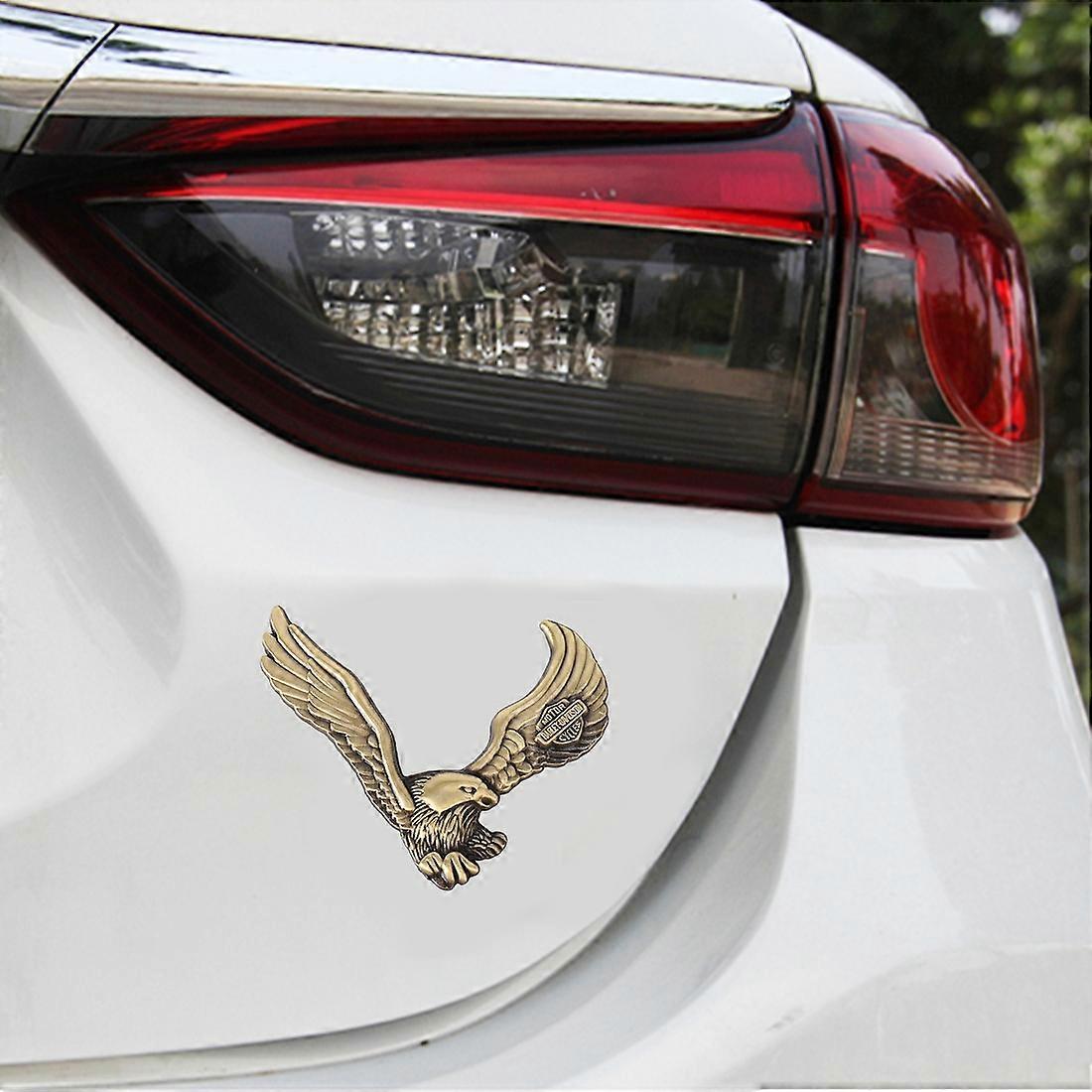 Hawk Pattern Car Metal Body Decorative Sticker 