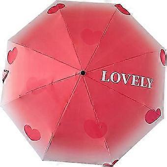 Folding Rain Umbrella, Women Travel Umbrella,Automatic Open Umbrella,Sun Umbrella for Outdoor (Three Fold, Automatic Open)