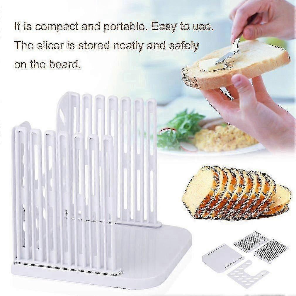 Durable Abs Bread Slicing Tools Bread Cutter Mold Loaf Cutting Tool Toast Sandwich Slicer Pastry Tools Kitchen Tools