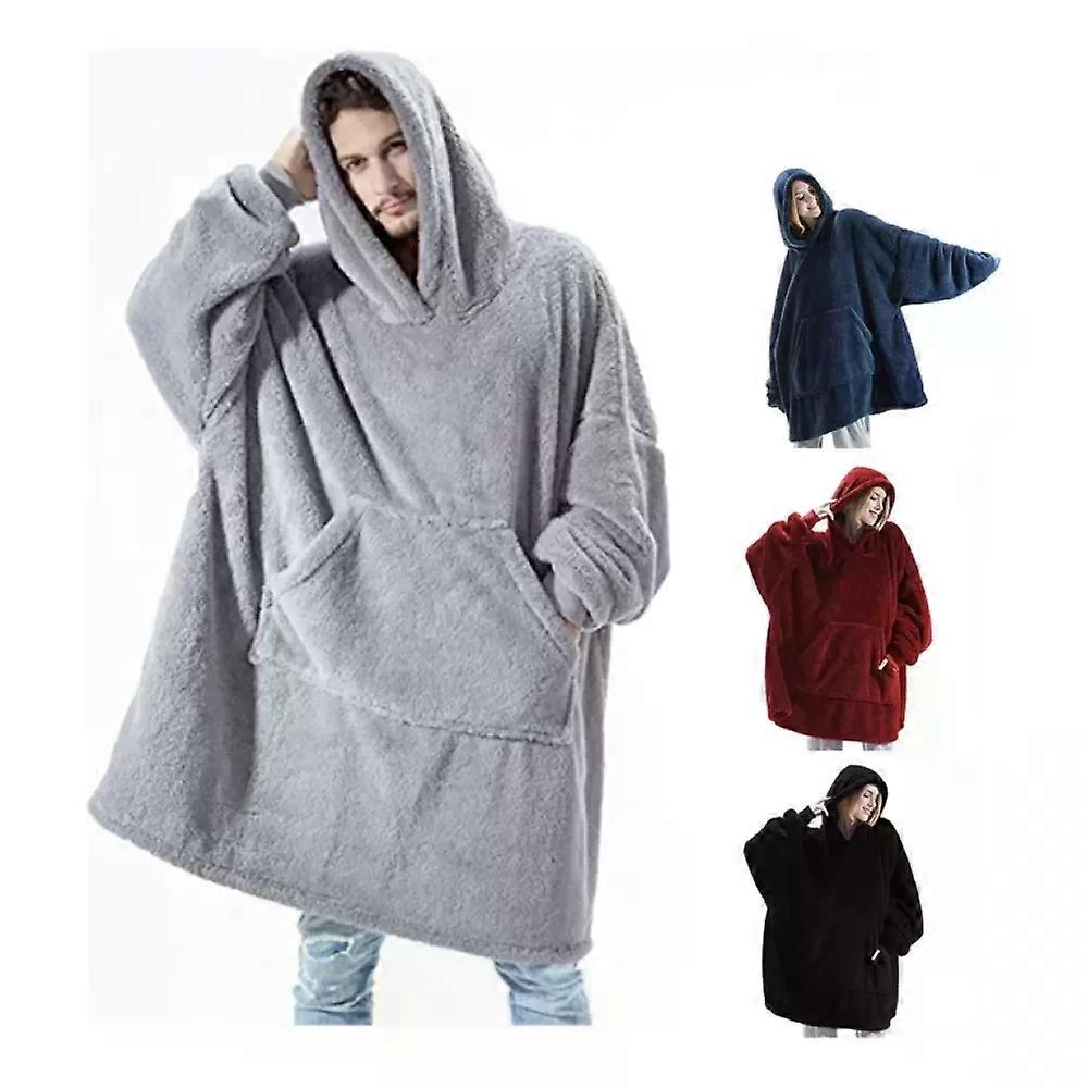 Sudadera Cobija Hoodie Mujer Hombre Con Capucha Suave Pijama