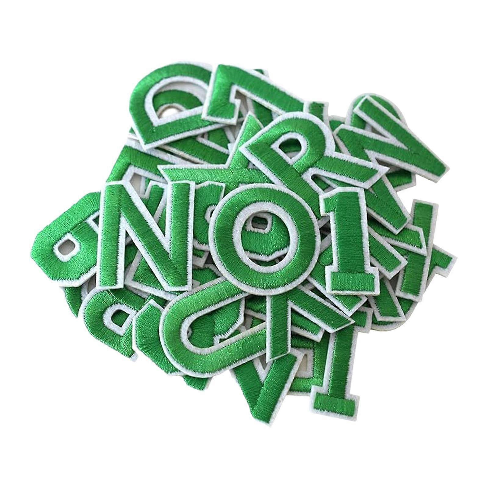 Applique Patches Letter and Number Patches Assorted Iron on Patches Embroidered