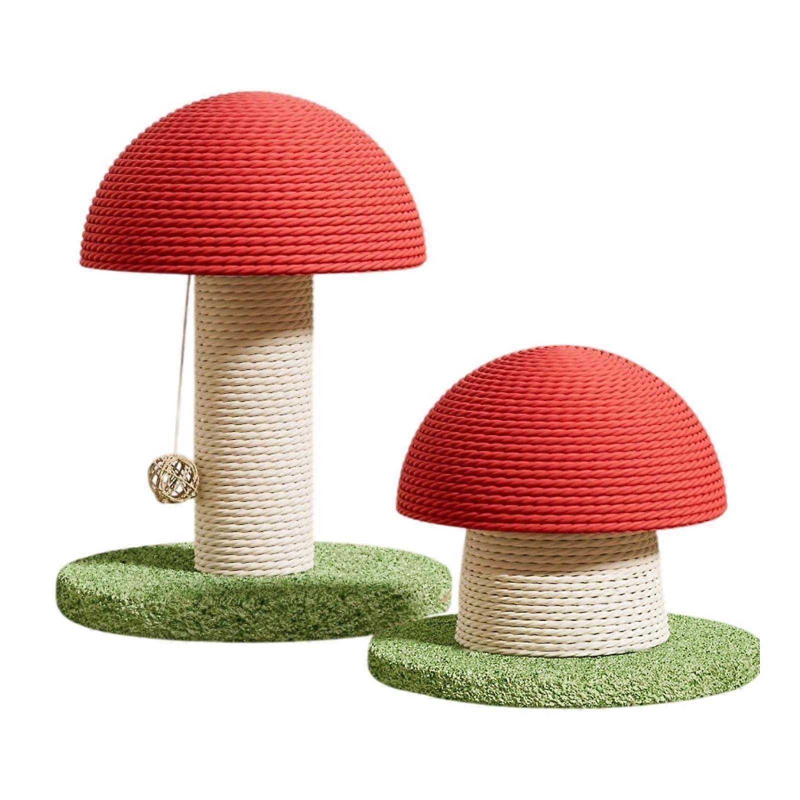 2 Pieces Cat Scratch Posts Mushrooms Shaped Scratch Pillars for Grinding Claw