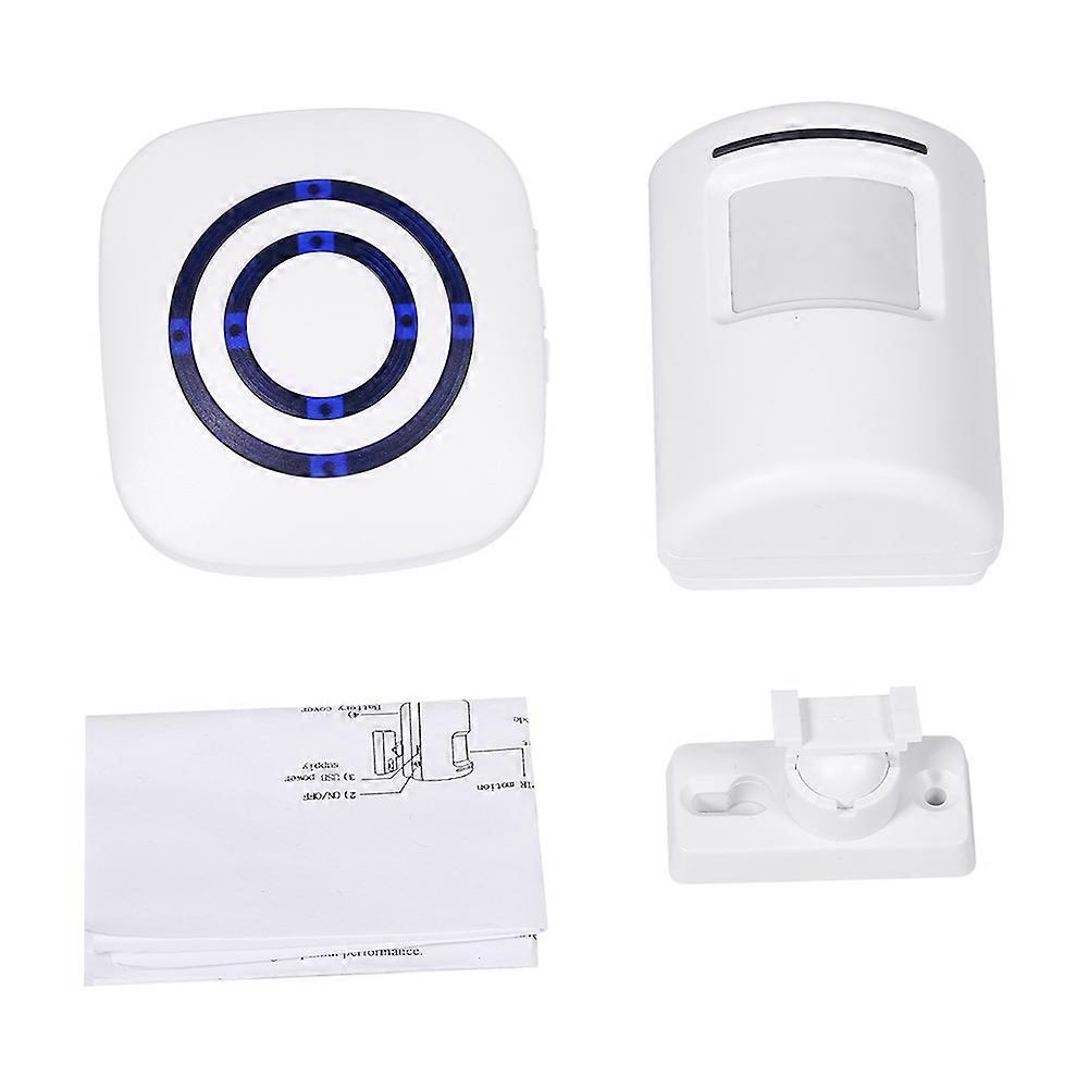 Garage Motion Sensor Wireless Alarm System with Doorbell, USA Plug, Home Security Features