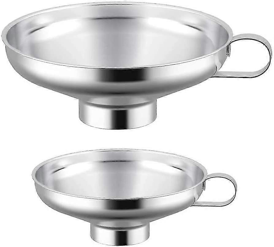 Wide Mouth Canning Funnel With Handle For Wide And Regular Jars - Stainless Steel Kitchen
