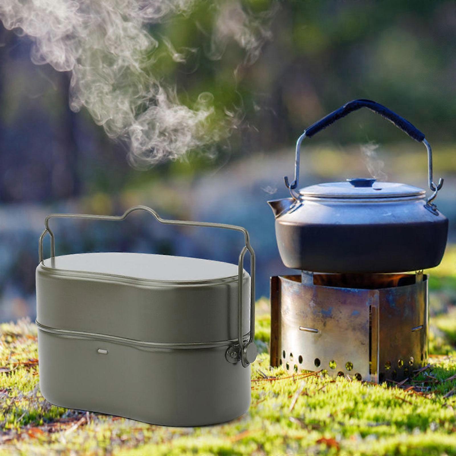 3 in 1 Lunch Box, Bento Portable Camping Food Container, Storage Case for Camping,